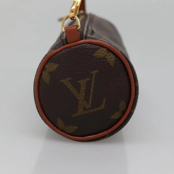 LOUIS VUITTON Monogram Papillon Pouch LV Auth BA4922 - Picture 5 of 16